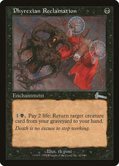 Phyrexian Reclamation [Urza's Legacy] | Rook's Games and More
