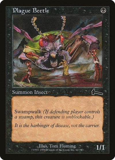 Plague Beetle [Urza's Legacy] | Rook's Games and More