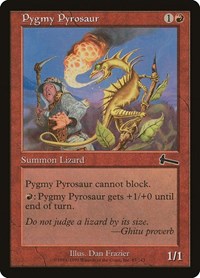 Pygmy Pyrosaur [Urza's Legacy] | Rook's Games and More