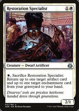 Restoration Specialist [Aether Revolt] | Rook's Games and More