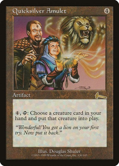 Quicksilver Amulet [Urza's Legacy] | Rook's Games and More