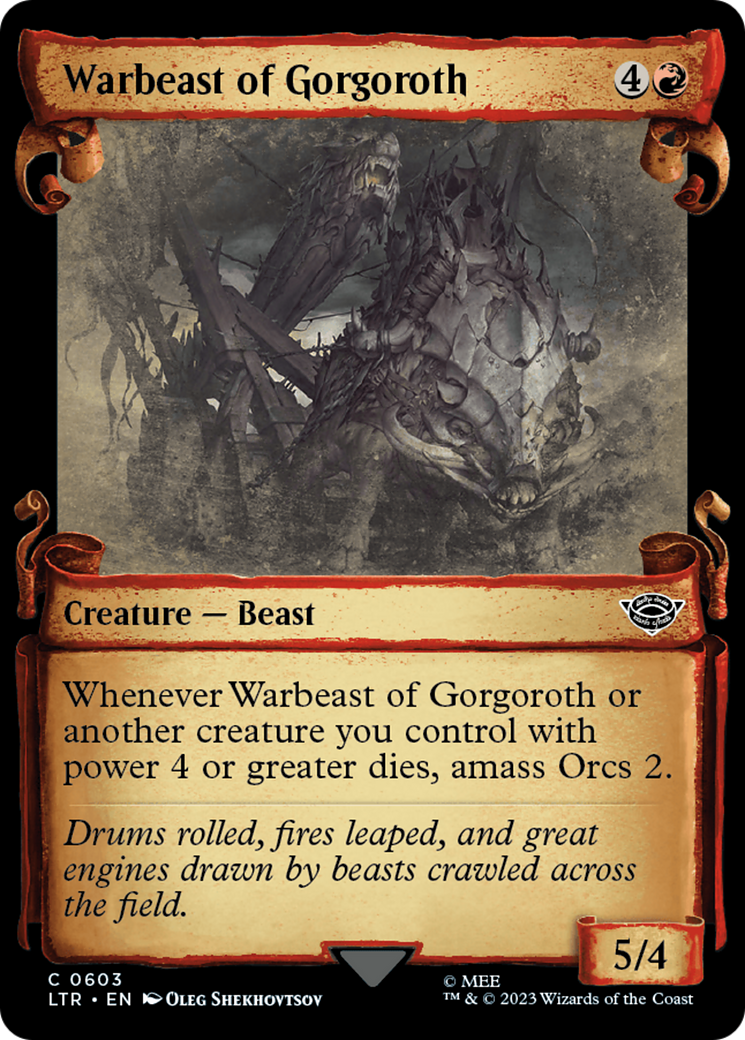 Warbeast of Gorgoroth [The Lord of the Rings: Tales of Middle-Earth Showcase Scrolls] | Rook's Games and More