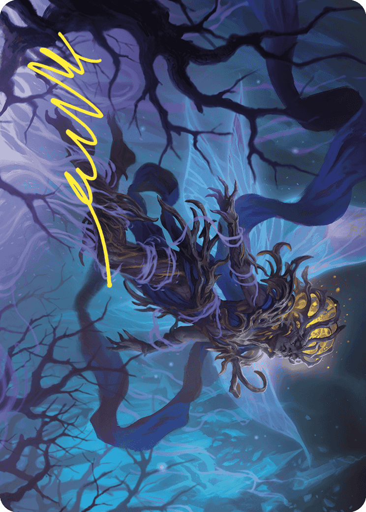 Sleep-Cursed Faerie Art Card (Gold-Stamped Signature) [Wilds of Eldraine Art Series] | Rook's Games and More