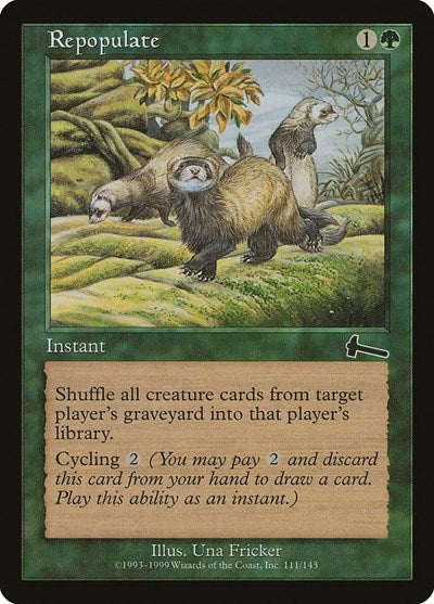 Repopulate [Urza's Legacy] | Rook's Games and More