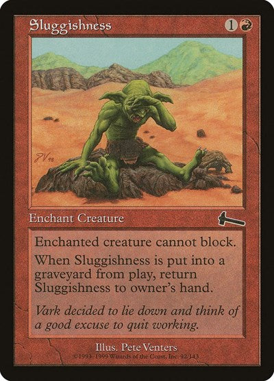 Sluggishness [Urza's Legacy] | Rook's Games and More