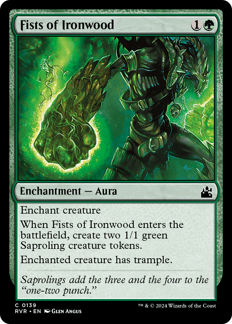 Fists of Ironwood [Ravnica Remastered] | Rook's Games and More