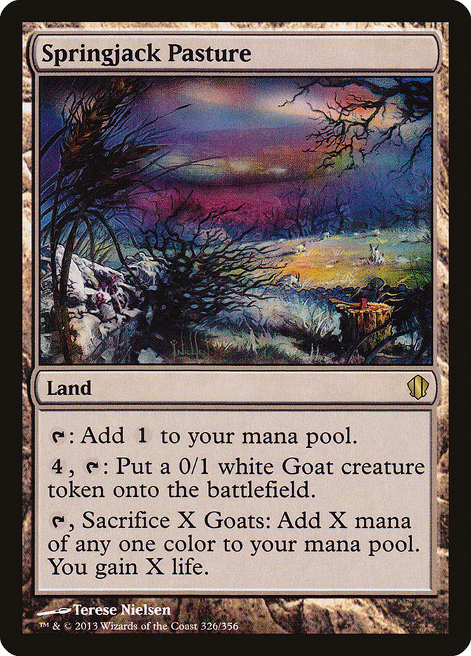 Springjack Pasture [Commander 2013] | Rook's Games and More