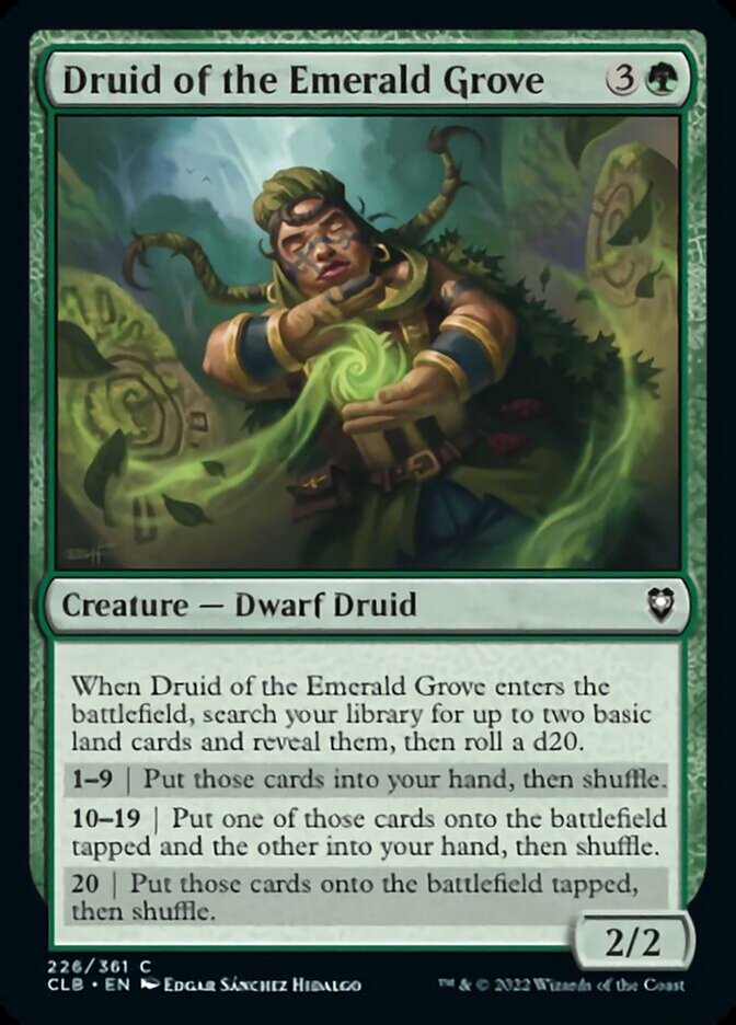 Druid of the Emerald Grove [Commander Legends: Battle for Baldur's Gate] | Rook's Games and More