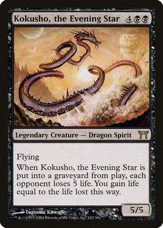 Kokusho, the Evening Star [Champions of Kamigawa] | Rook's Games and More