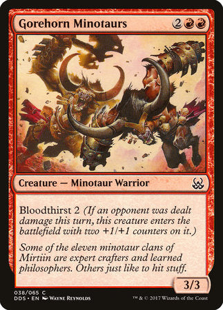 Gorehorn Minotaurs [Duel Decks: Mind vs. Might] | Rook's Games and More