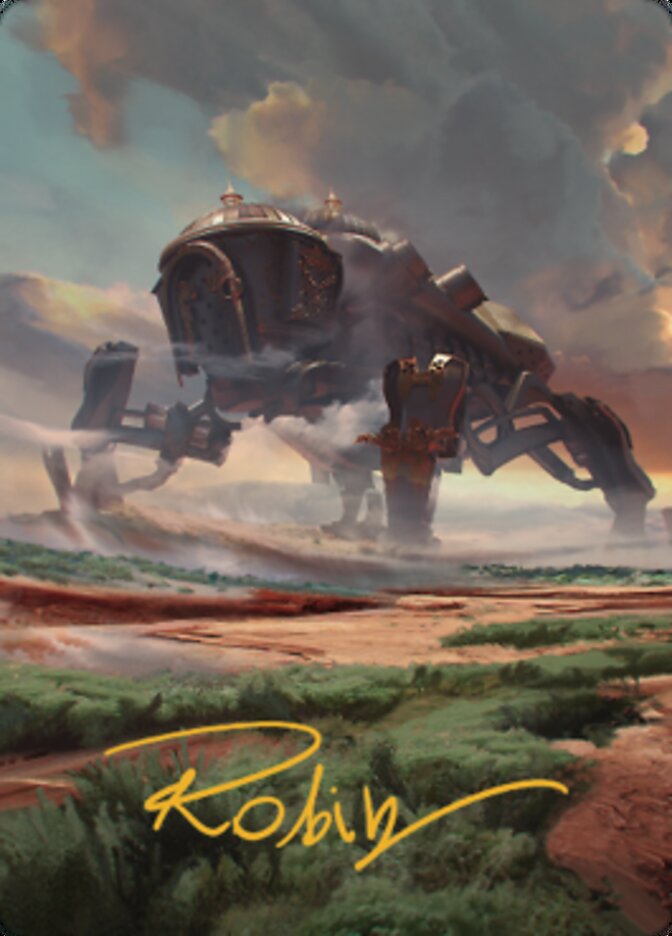 Plains (2) Art Card (Gold-Stamped Signature) [The Brothers' War Art Series] | Rook's Games and More