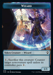 Kor Warrior // Wizard Double-sided Token [Commander Legends: Battle for Baldur's Gate Tokens] | Rook's Games and More