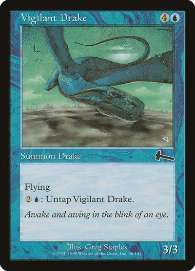 Vigilant Drake [Urza's Legacy] | Rook's Games and More