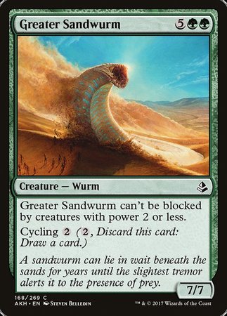 Greater Sandwurm [Amonkhet] | Rook's Games and More