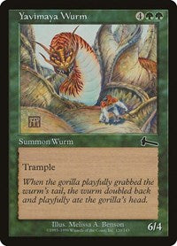 Yavimaya Wurm [Urza's Legacy] | Rook's Games and More