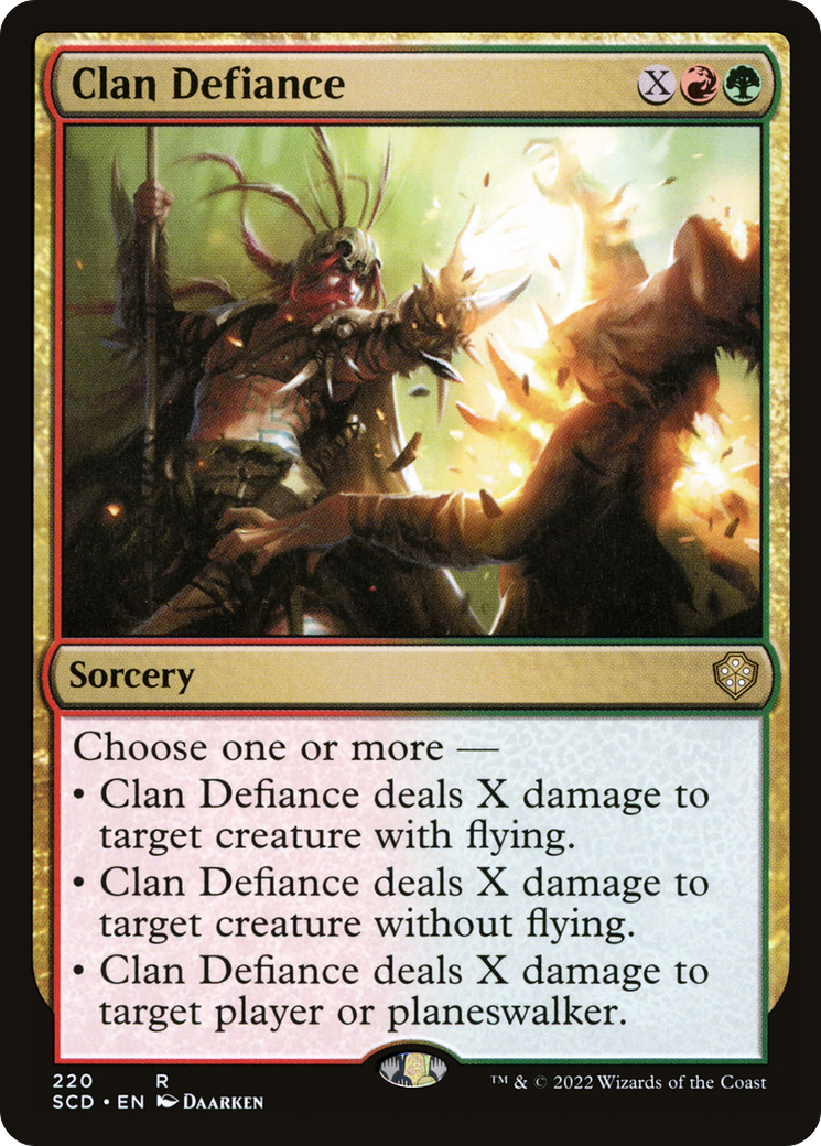 Clan Defiance [Starter Commander Decks] | Rook's Games and More