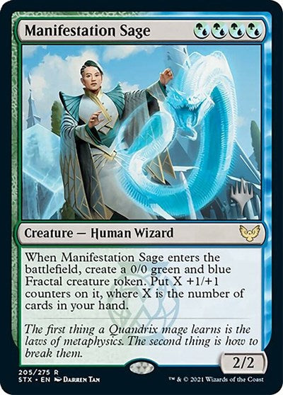 Manifestation Sage (Promo Pack) [Strixhaven: School of Mages Promos] | Rook's Games and More