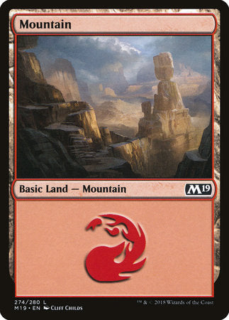 Mountain (274) [Core Set 2019] | Rook's Games and More