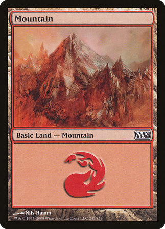 Mountain (243) [Magic 2010] | Rook's Games and More