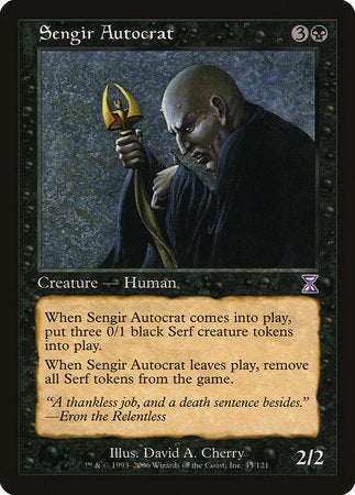 Sengir Autocrat [Time Spiral Timeshifted] | Rook's Games and More