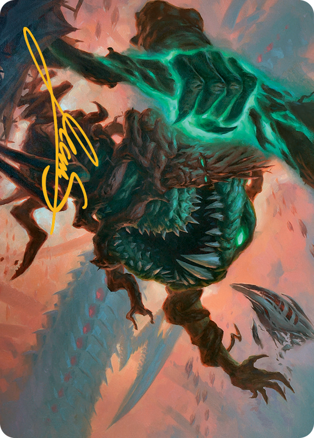 Yargle and Multani Art Card (Gold-Stamped Signature) [March of the Machine Art Series] | Rook's Games and More