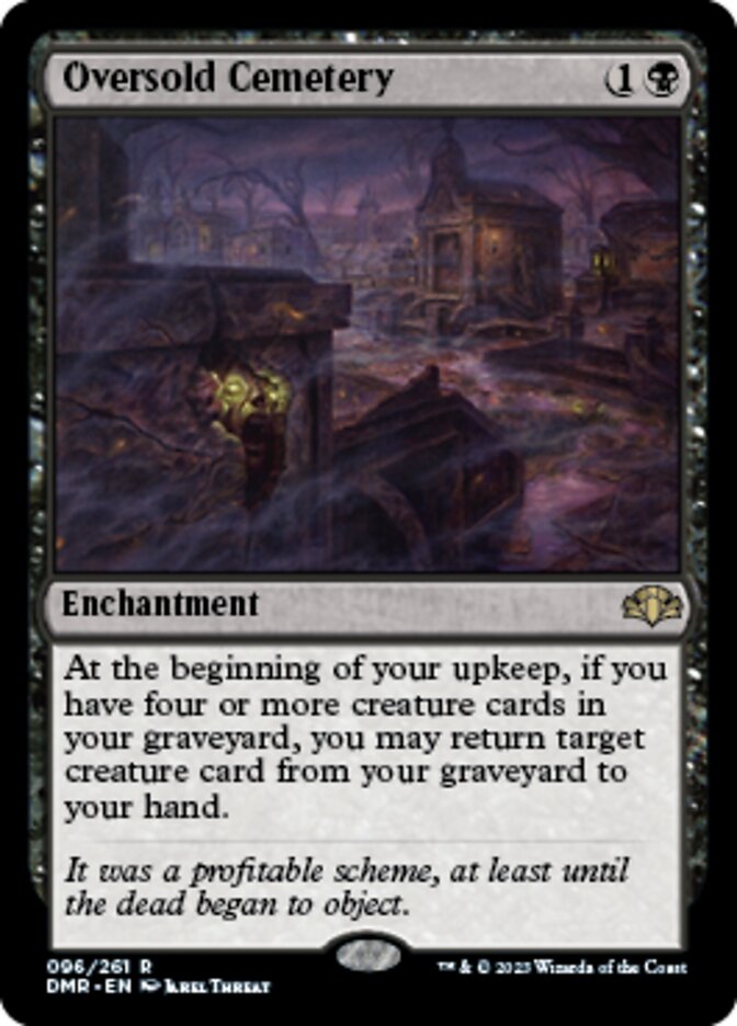 Oversold Cemetery [Dominaria Remastered] | Rook's Games and More