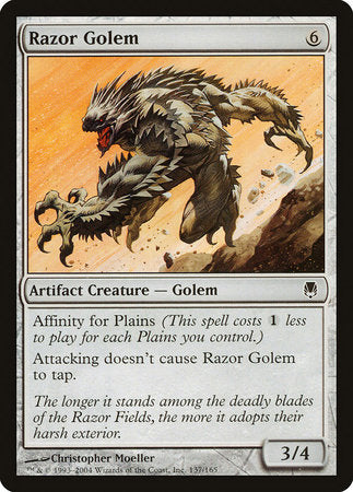 Razor Golem [Darksteel] | Rook's Games and More