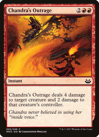 Chandra's Outrage [Modern Masters 2017] | Rook's Games and More