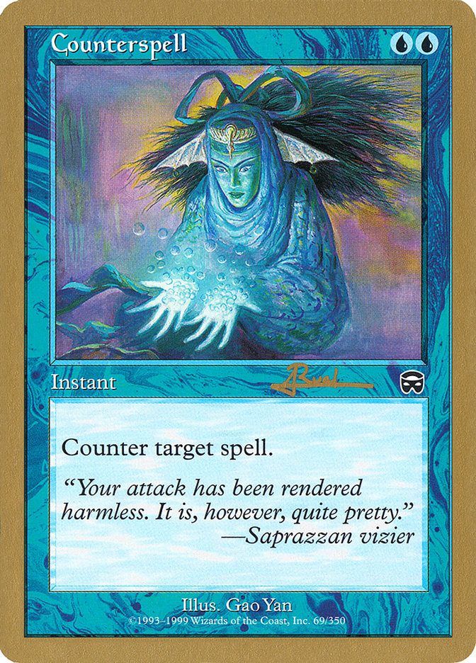 Counterspell (Antoine Ruel) (MMQ) [World Championship Decks 2001] | Rook's Games and More