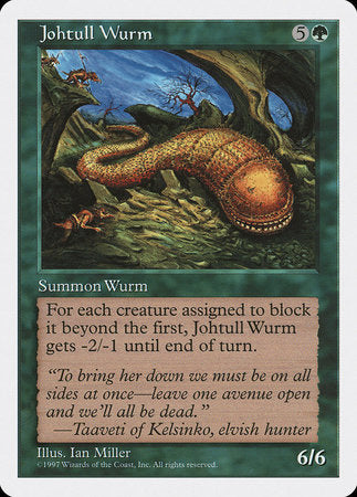 Johtull Wurm [Fifth Edition] | Rook's Games and More