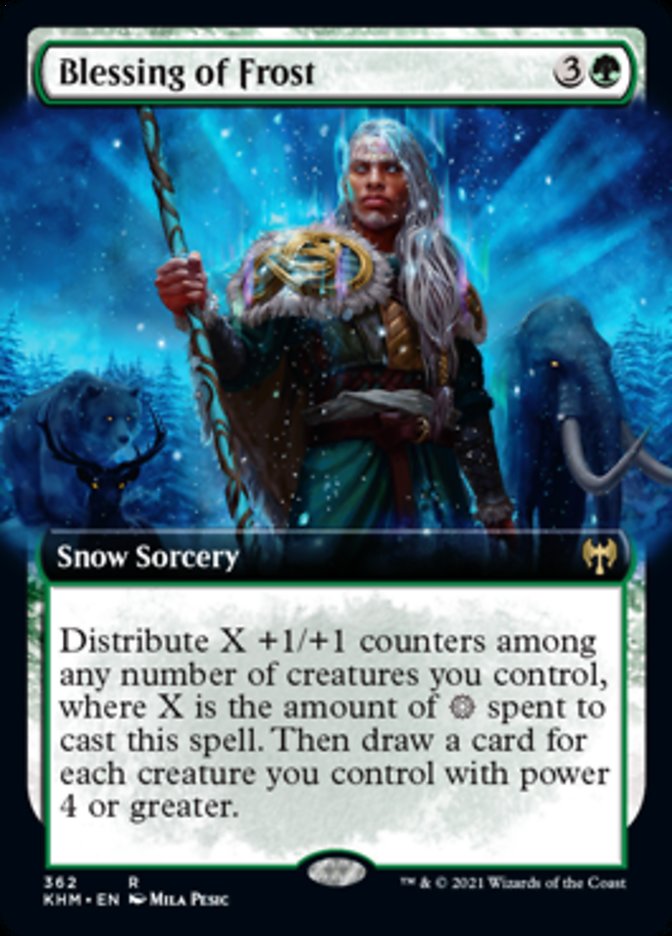 Blessing of Frost (Extended Art) [Kaldheim] | Rook's Games and More