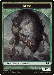 Beast // Snake (017) Double-Sided Token [Commander 2015 Tokens] | Rook's Games and More
