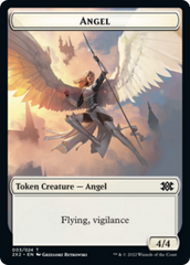 Saproling // Angel Double-sided Token [Double Masters 2022 Tokens] | Rook's Games and More