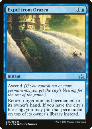 Expel from Orazca [Rivals of Ixalan] | Rook's Games and More