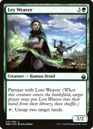 Ley Weaver [Battlebond Promos] | Rook's Games and More