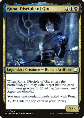 Rona, Disciple of Gix [Dominaria Promos] | Rook's Games and More