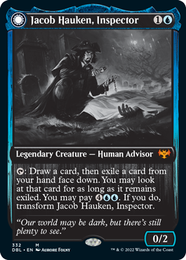 Jacob Hauken, Inspector // Hauken's Insight [Innistrad: Double Feature] | Rook's Games and More