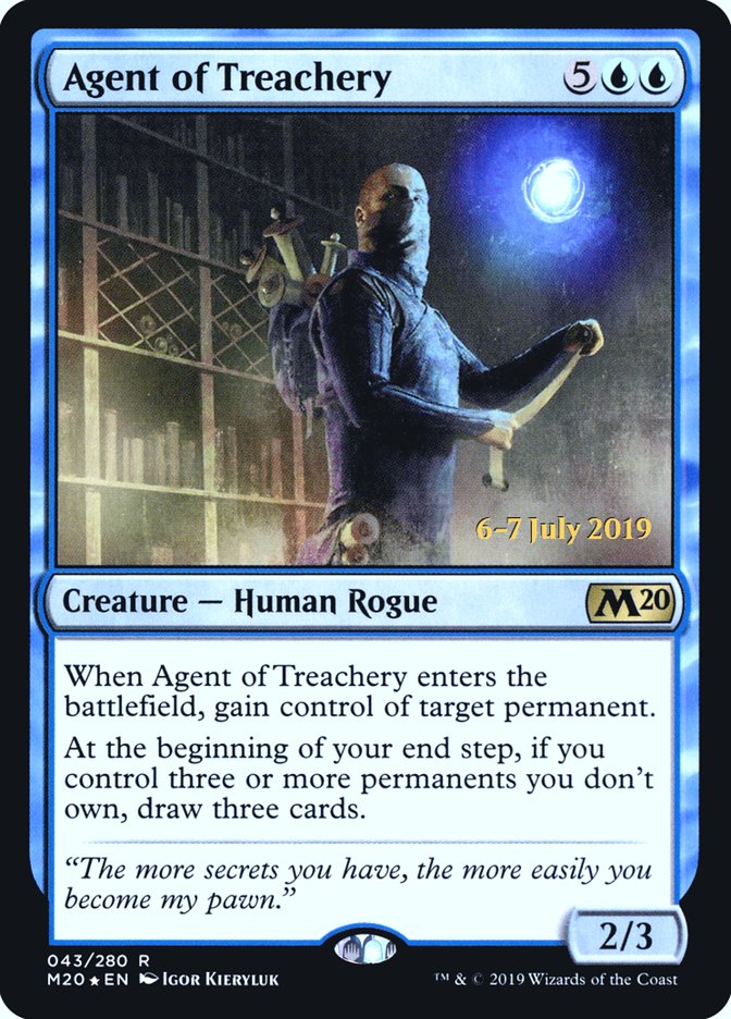 Agent of Treachery  [Core Set 2020 Prerelease Promos] | Rook's Games and More
