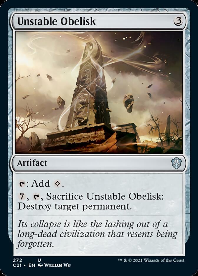 Unstable Obelisk [Commander 2021] | Rook's Games and More