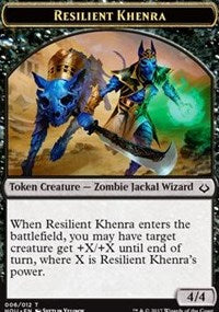 Resilient Khenra // Cat Double-sided Token [Hour of Devastation Tokens] | Rook's Games and More