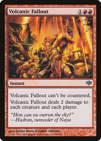 Volcanic Fallout [Conflux] | Rook's Games and More