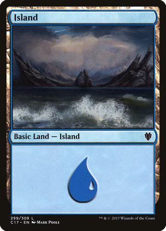 Island (299) [Commander 2017] | Rook's Games and More