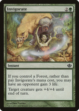 Invigorate [Duel Decks: Garruk vs. Liliana] | Rook's Games and More
