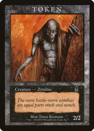 Zombie Token (Odyssey) [Magic Player Rewards 2002] | Rook's Games and More