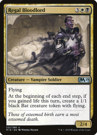 Regal Bloodlord [Core Set 2019] | Rook's Games and More