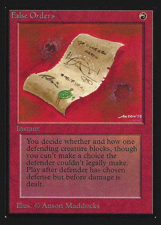 False Orders (CE) [Collectors’ Edition] | Rook's Games and More