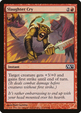 Slaughter Cry [Magic 2012] | Rook's Games and More