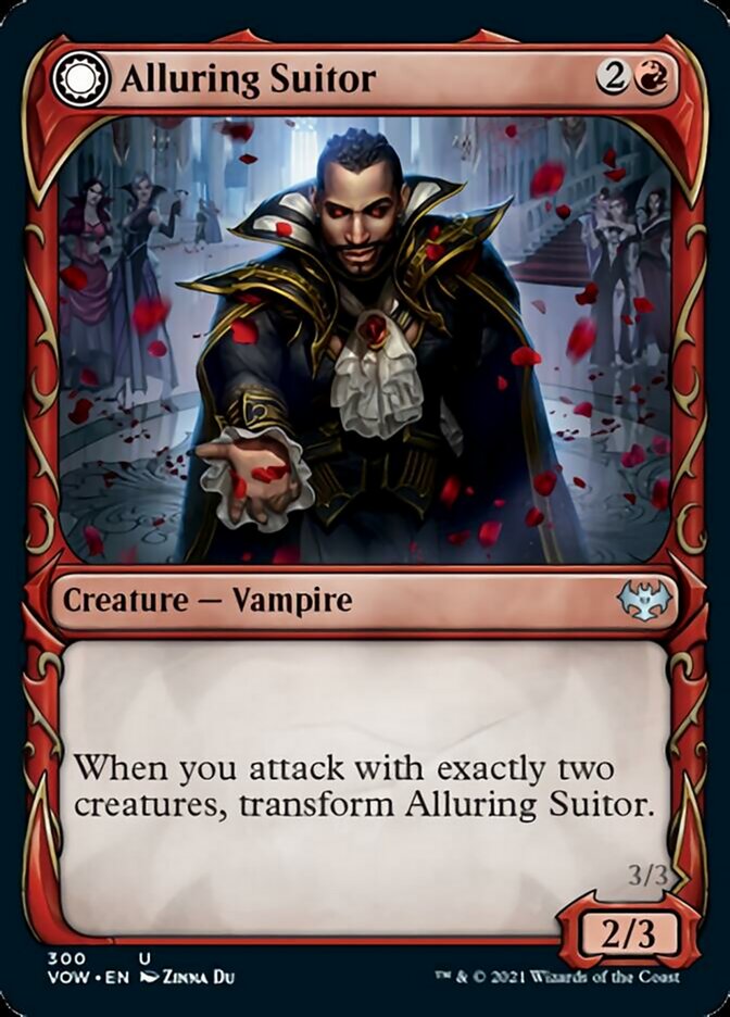 Alluring Suitor // Deadly Dancer (Showcase Fang Frame) [Innistrad: Crimson Vow] | Rook's Games and More