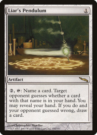 Liar's Pendulum [Mirrodin] | Rook's Games and More