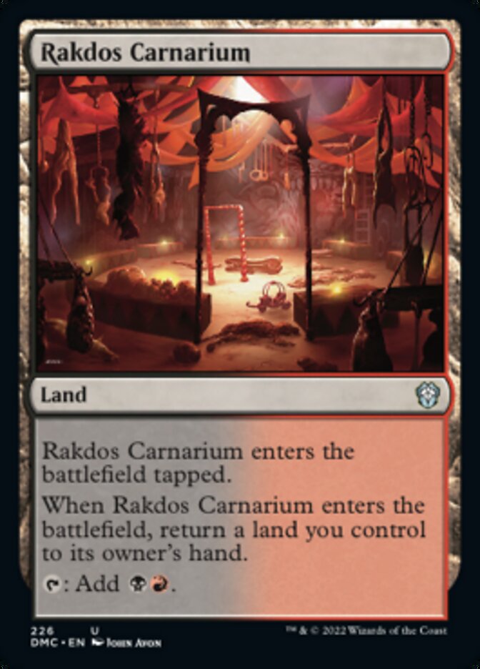 Rakdos Carnarium [Dominaria United Commander] | Rook's Games and More